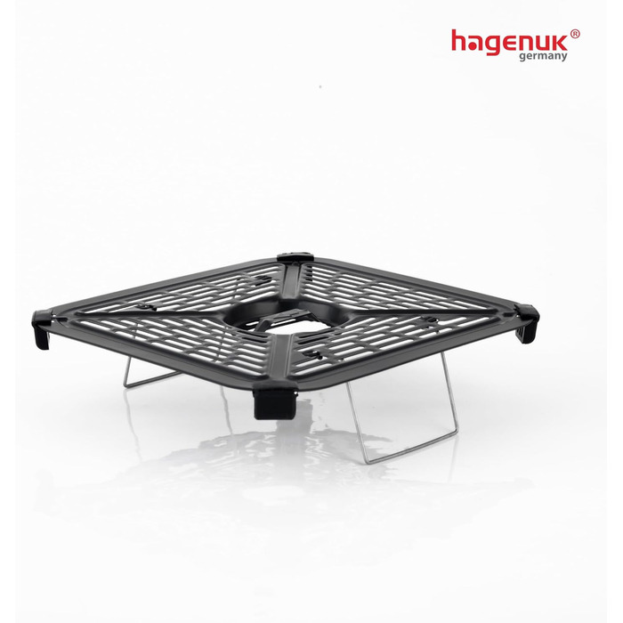 Преміум фритюрниця Hagenuk DAF 2800.12 з подвійним нагрівом, 2 х 5,5 л, 10 програм, Touchscreen, Grill-функція, Made in Germany