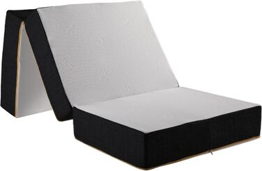 Складний ортопедичний матрац Comfy Line 100x200 см для кемпінгу, гостьова та дорожня матраци, футон з піни, складаний на підлогу