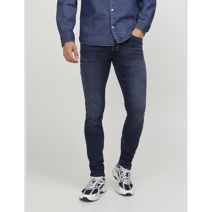 Джинси чоловічі JACK & JONES Jjiglenn Original AM 817 Noos сині, 32W 34L, денім