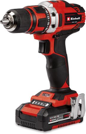 Акумуляторний дриль-шуруповерт Einhell TE-CD 18/40 Li-Solo Power X-Change (18 В, 40 Нм, 21 ступінь, 2 швидкості, LED-підсвітка) без акумулятора та зарядного пристрою