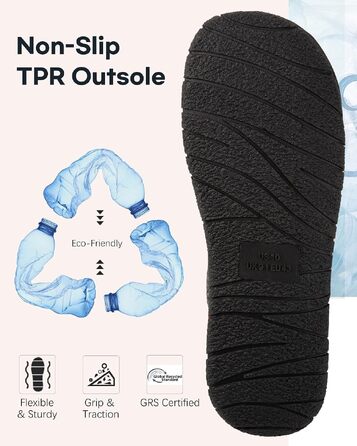 Чоловічі теплі зимові капці LongBay з ефектом пам'яті Memory Foam та підкладкою Sherpa, протиковзальна гумова підошва, темно-сині, розмір 45 EU