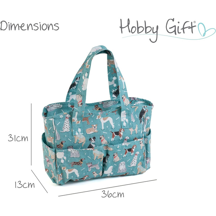 Crafting Kit, Cotton, 13 x 36 x 31cm (Dogs)