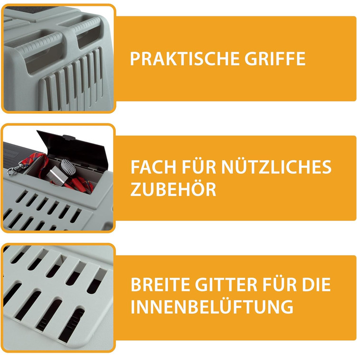 Переноска для собак Ferplast ATLAS CAR SCENIC MINI - переноска для автомобіля, 100x60x60 см