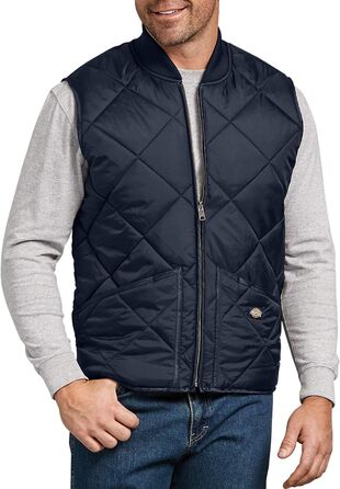 Чоловіча жилетка Dickies з діагональним стеганням, темно-синій (4XL)