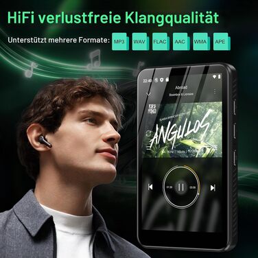 MP3 плеєр SWOFY з Bluetooth та WiFi, 4.0