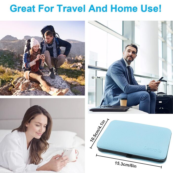 Набір для манікюру та педикюру Leipple: професійний набір інструментів для догляду за нігтями з нержавіючої сталі (18 шт.) + стильна сумка з шкіри