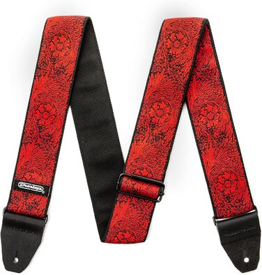 Гітарний ремінь Jim Dunlop Jacquard Fillmore жовтого кольору, універсальний розмір (Albion)