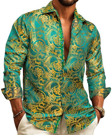 Чоловічі шорти Barry Wang Retro (4 шт) XL, зелено-золоті