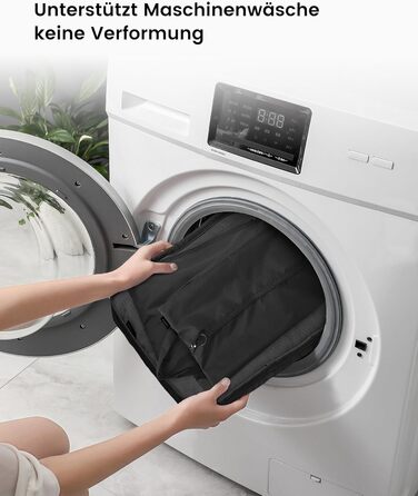 Органайзери для валізи Packing Cubes, 8 шт., водонепроникні, чорні + косметичка