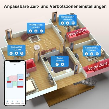 Робот-пилосос AIRROBO GT21 з функцією миття, 3.5л, станція самоочищення, 180хв роботи, LiDAR навігація, потужне всмоктування, керування через додаток, для килимів та шерсті тварин