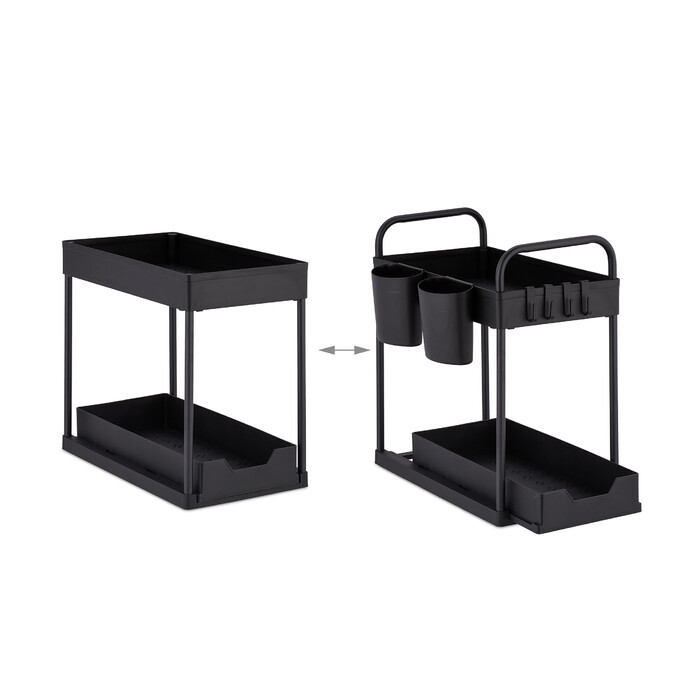 Relaxdays Extendable Under Sink Shelf