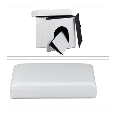 Relaxdays Dog Box Seat Stool