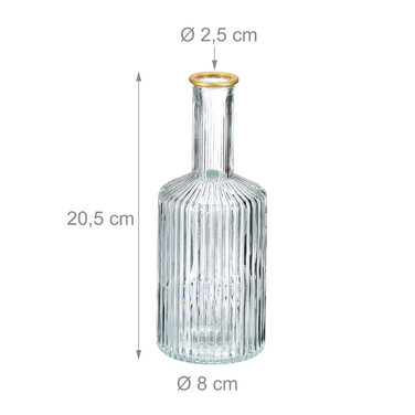 Set of 3 Relaxdays Vases