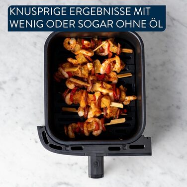 Аерофритюрниця Tefal Jamie Oliver Dual Drawer 8.3л з грилем та 8 програмами EY90JDE1
