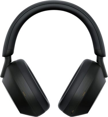 Навушники Sony WH-1000XM5 з шумозаглушенням, Bluetooth, чорні - преміум якість, Hi-Res Audio, до 30 год роботи, з кейсом