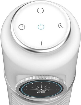 Вентилятор Cecotec EnergySilence 1090 Skyline Retro Smart Green - 81 см, 40 Вт, LED дисплей, керування та пульт, 3 швидкості, 3 режими, таймер 12 годин, осциляція 72º, зелений