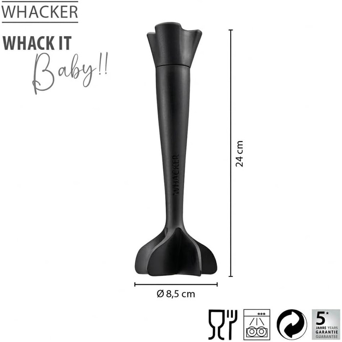 GEFU Whacker – Універсальний подрібнювач для фаршу, тофу та авокадо. Якісний, термостійкий пластик