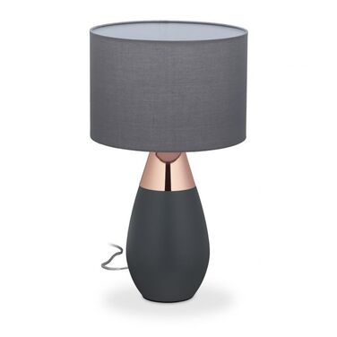 Relaxdays XL Nightstand Lamp with Touch Control