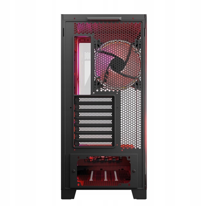 Корпус для комп'ютера Modecom Volcano Space Apex ARGB ATX MIDI 4x140мм, Чорний