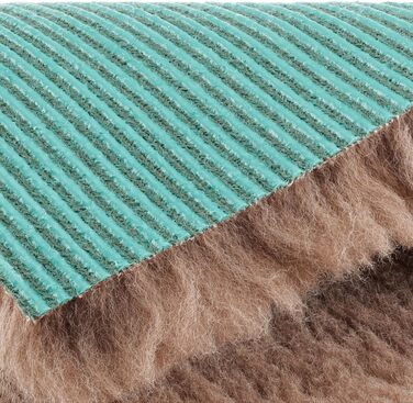 М'яке медичне ліжко для собак Premium - ковдра для собак, нековзна, швидковисихаюча, дихаюча та придатна для прання (70 x 100 см) (50x70 см, Nougat)