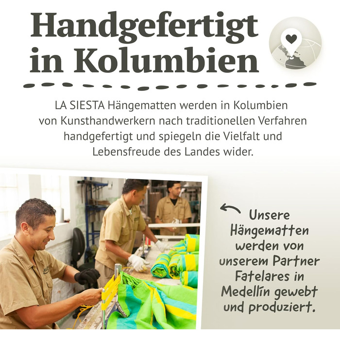 Гамак LA SIESTA® Brisa – класичний, ручної роботи в Колумбії, ширина 160 см, блакитний, для дому та відпочинку на природі (кріплення до дерева та стіни)