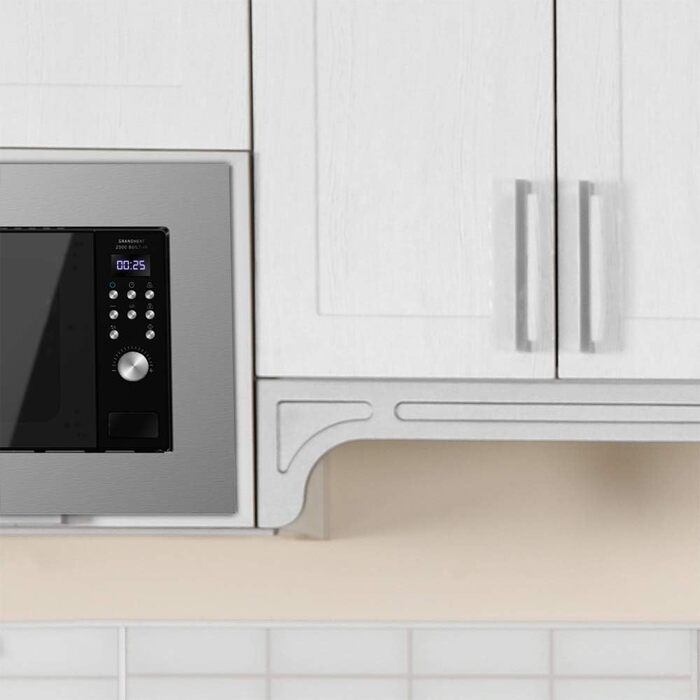 Мікрохвильова піч Enbau 700W Steel-Black