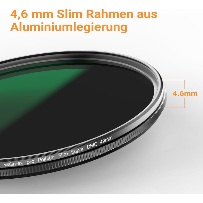 Поляризаційний фільтр Walimex Pro Zirkular Slim (52mm, Super DMC Slim) з захисним чохлом