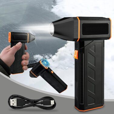 Електричний пилосос для пилу з акумулятором, 130000 об/хв, безщітковий двигун, комплект для чищення ноутбука, авто, дивана, офісної техніки