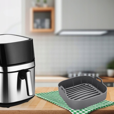 Аерофритюрниця Air Fryer: Безмасляна фритюрниця з великою чашею XL 8л, 1850 Вт