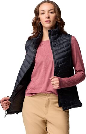 Жіночий жилет Columbia Powder Pass 3 Hybrid - тепла пуховка, чорний (XS)