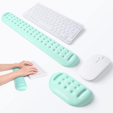 Підставка для зап'ястя Univo Colors Marineblau: М'який Memory Foam для комп'ютера, ноутбука, офісу, геймінгу