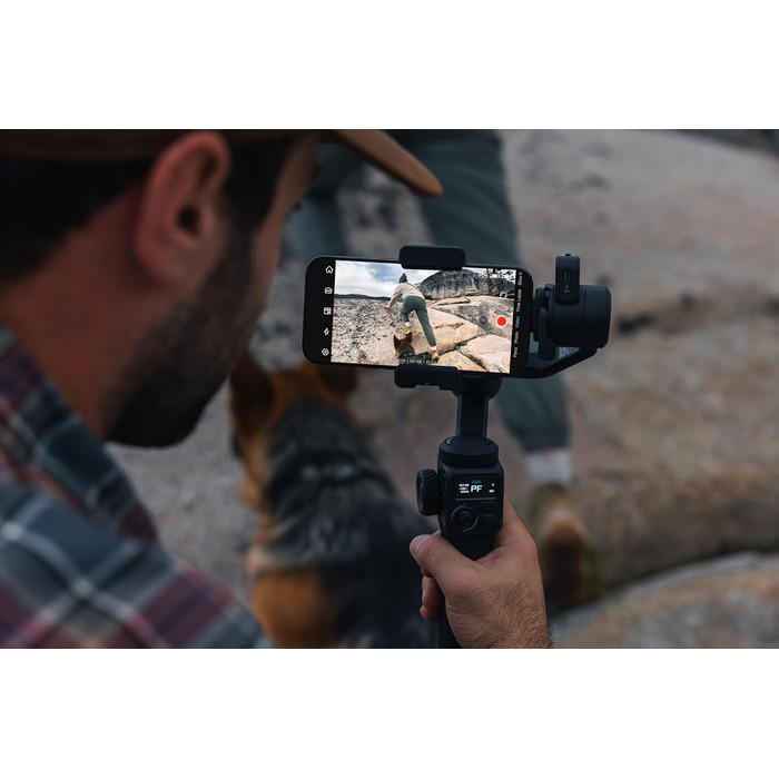 GoPro Fluid Pro AI: 3-осьовий стабілізатор-гіроскоп для GoPro та смартфонів, відстеження об'єкта, підсвічування, бездромове керування камерою, портативний, для Vlogging, 360° обертання, зарядка пристроїв