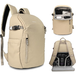 Рюкзак для камери XAMOREST Khaki: професійний, водонепроникний, для DSLR/SLR/беззеркальних камер