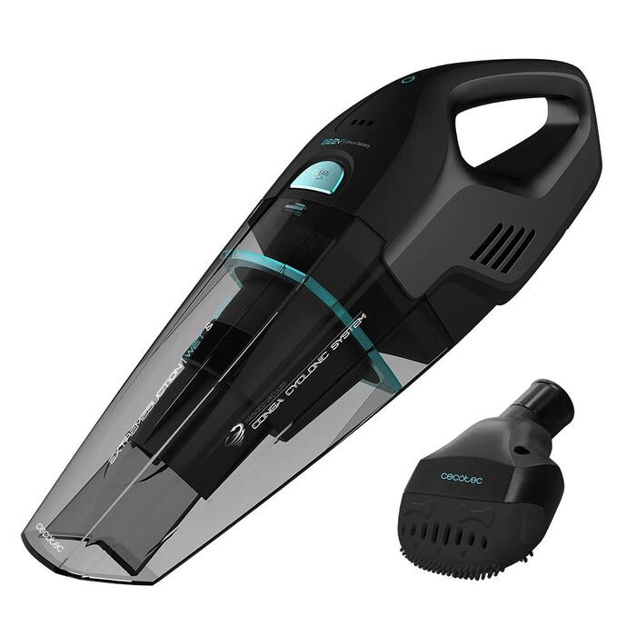 Пилосос ручний Cecotec Conga Immortal ExtremeSuction 22.2V для дому та авто, для сухого та вологого прибирання, з циклонною технологією та насадкою для шерсті тварин