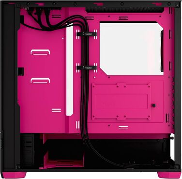 Корпус для ПК Fractal Design Pop Air RGB Magenta Core з темперованим склом, сітчаста передня панель, три RGB вентилятори 120 мм, ATX, Magenta Core