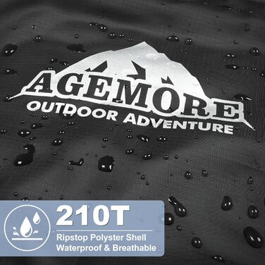 Спальний мішок Baumwoll-Flanell для дорослих: легкий, водонепроникний, 100% бавовна. Ідеально для кемпінгу, подорожей та відпочинку на природі (чорний / синій)