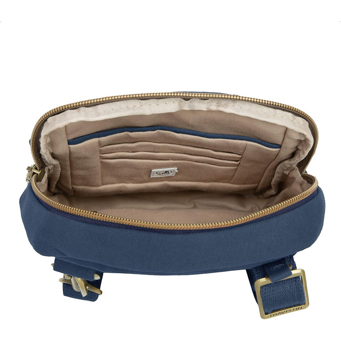 Сумка-тоут Travelon Anti-Theft Courier Navy - захист від крадіжки