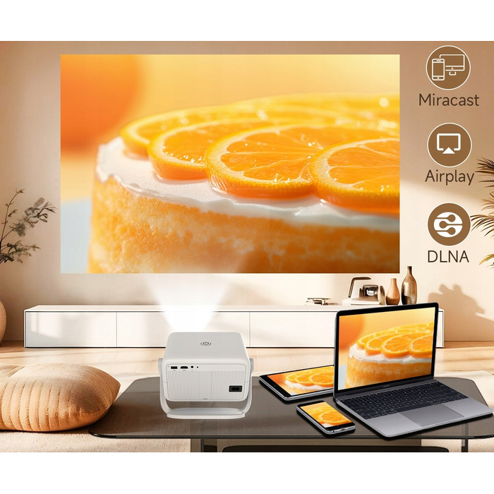 Smart-проектор Magcubic L018 LED 4K/1080p з Android TV, WiFi та Bluetooth-динаміком