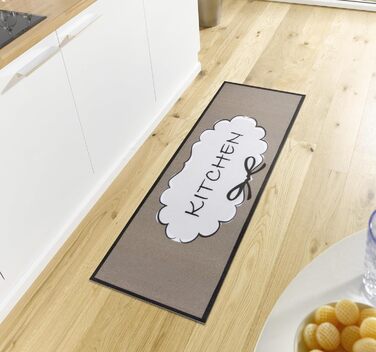 Килим Hanse Home Cook & Clean для кухні, коридору та їдальні, протиковзкий, легкий у догляді, з малюнком хмар, 50x150 см
