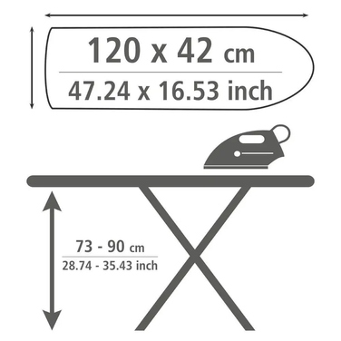 Прасувальна дошка WENKO Advance 120x42, стійка