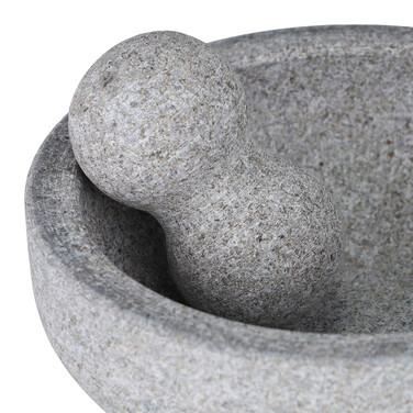 Relaxdays Granite Mortar and Pestle