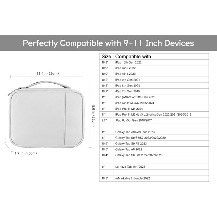 Органайзер Dadanism для гаджетів: кишеня для планшетів 9-11