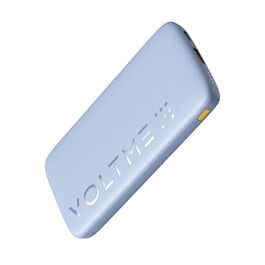 Power Bank VOLTME 10000mAh з USB-C та USB-A, PD3.0, LED-дисплеєм, для iPhone, iPad, Samsung, Huawei (Блакитний)