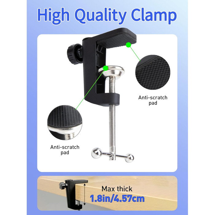 Кріплення для мікрофона HyperX QuadCast та інші - YOUSHARES (з поп-фільтром)