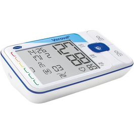 Тонометр Veroval на плече, м'яке вимірювання, клінічно перевірений, контроль положення манжети, виявляє порушення серцевого ритму, з програмним забезпеченням