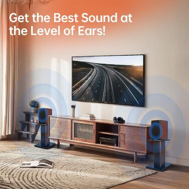 Підставка для акустики 40 см (16 дюймів) з дерева - міцна підставка Hi-Fi для домашнього кіно, універсальна для полиць з пісочною засипкою (2 шт.)