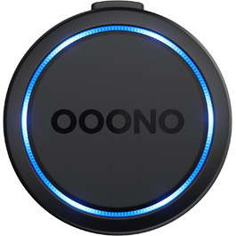 OOONO CO-Driver NO2 2024 – автомобільний радар-детектор з LED-дисплеєм, попередження про радари та небезпеки, сумісний з CarPlay і Android Auto, акумуляторний