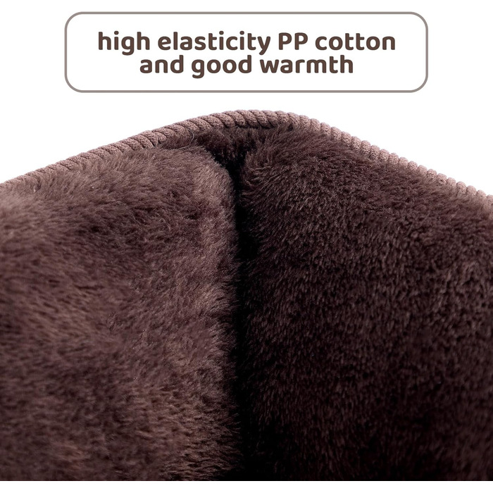 Килимок для котів та собак Hollypet, м'яке ліжко для тварин, 55x45x15 см, колір кава