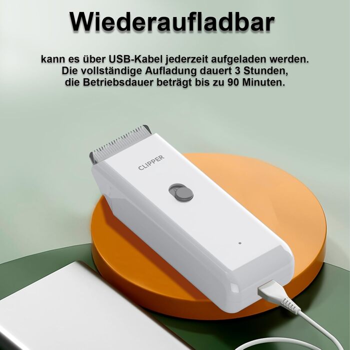 Професійна машинка для стрижки собак та котів, тиха, з керамічним лезом, електрична, водонепроникна (IPX7), зелена (Стандартний набір)