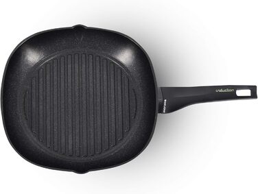 Moneta Nova Grill Pan 28 cm, Aluminum, Black